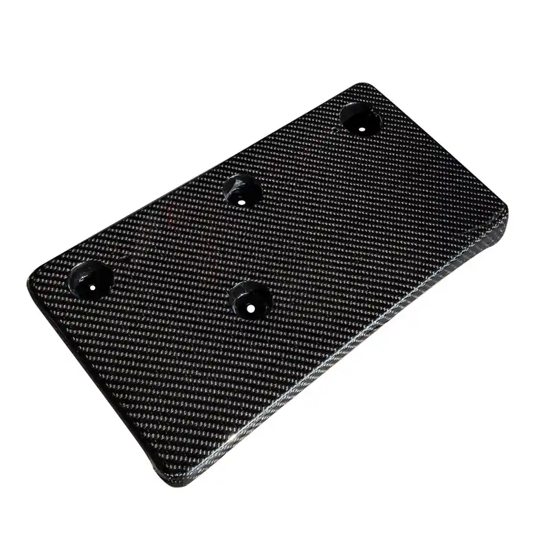 Rexpeed Carbon Fiber License Plate Bracket | Mitsubishi Evo X