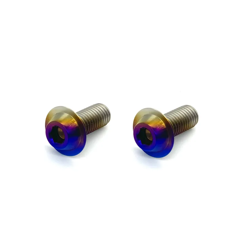 JDC Titanium Hood Bracket Bolt Kit | Mitsubishi Evo 8/9/X