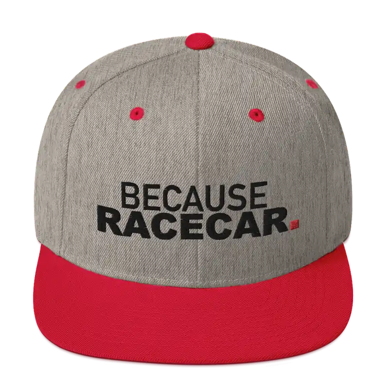 JDC "Because Racecar." Snapback Hat