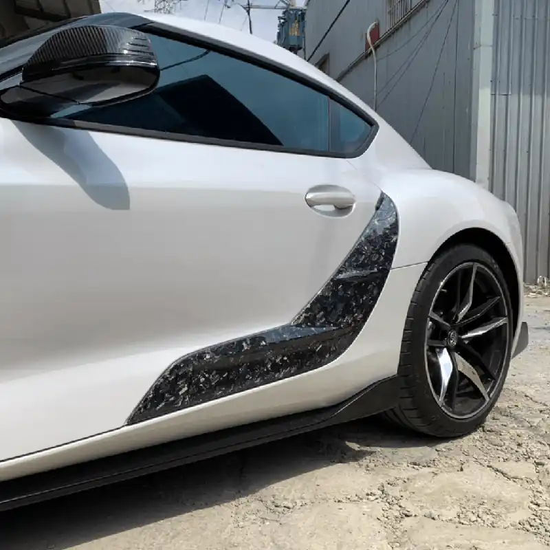 Rexpeed V1 Carbon Fiber Side Door Garnish | A90 Toyota Supra