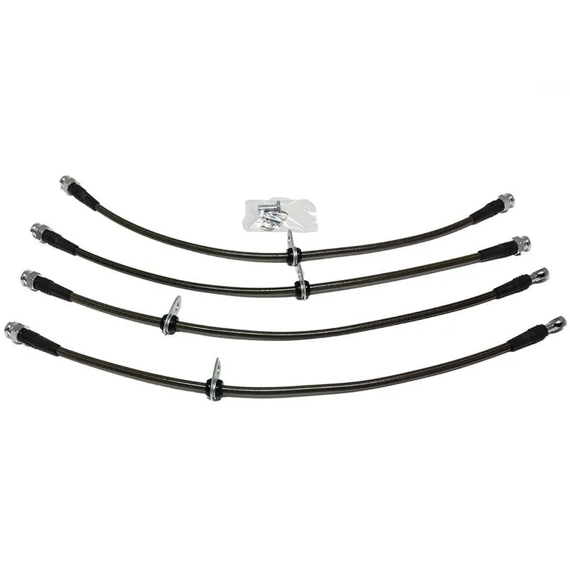 AMS Performance Braided Stainless Steel Brake Lines | Mitsubishi Evo X (AMSAMS.04.01.0004-1)