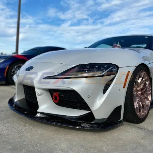 Rexpeed V2 Forged Carbon Front Splitter | A90 Toyota Supra