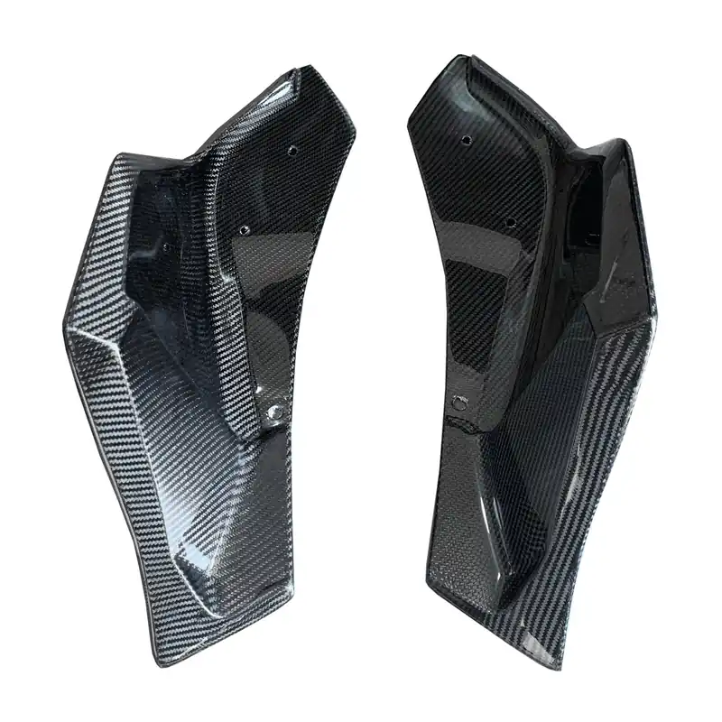 Rexpeed V3 Carbon Fiber Rear Bumper Side Spats | A90 Toyota Supra