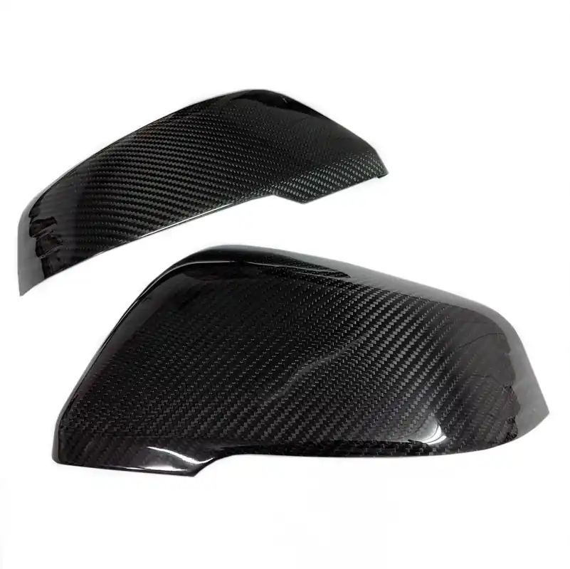 Rexpeed Dry Carbon Fiber Mirror Cap Full Replacements | A90 Toyota Supra