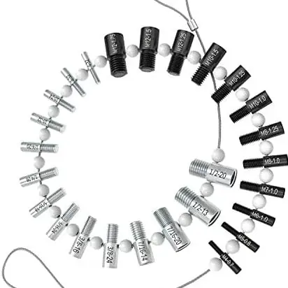 Nut & Bolt Thread Checker for SAE & Metric Hardware