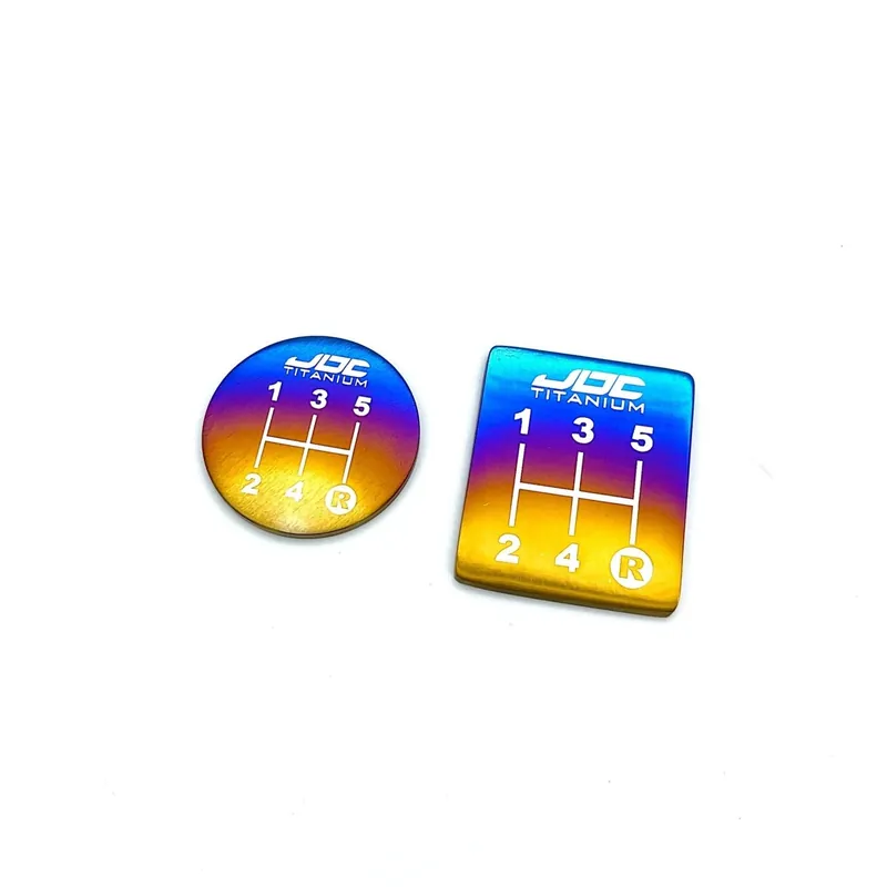 JDC Titanium Universal Shift Pattern Badges