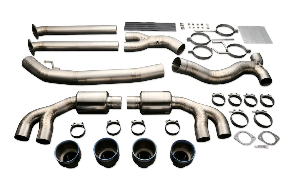 Tomei Dual Exit Full Titanium Catback Exhaust | Nissan R35 GT-R (TB6070-NS01A) *Discontinued*