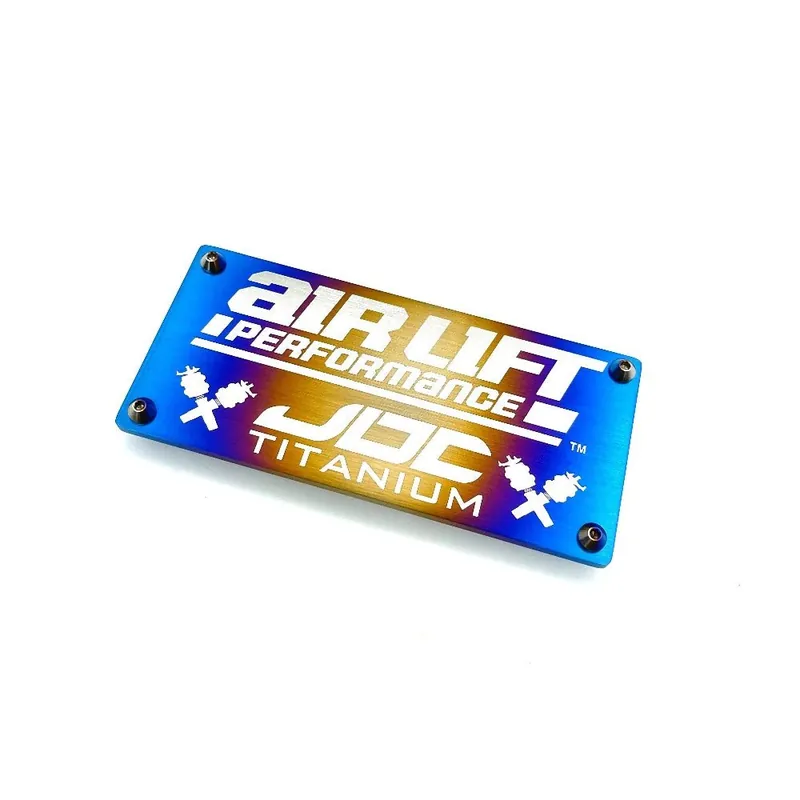 JDC Titanium Air lift 3P/3H Manifold Badge