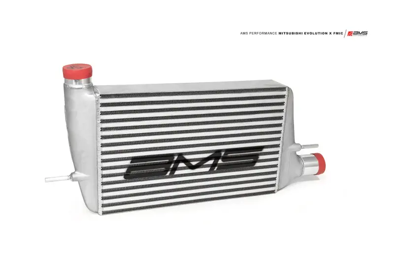 AMS Front Mount Intercooler with Stencil | Mitsubishi Evo X (AMSAMS.04.09.0001-1)