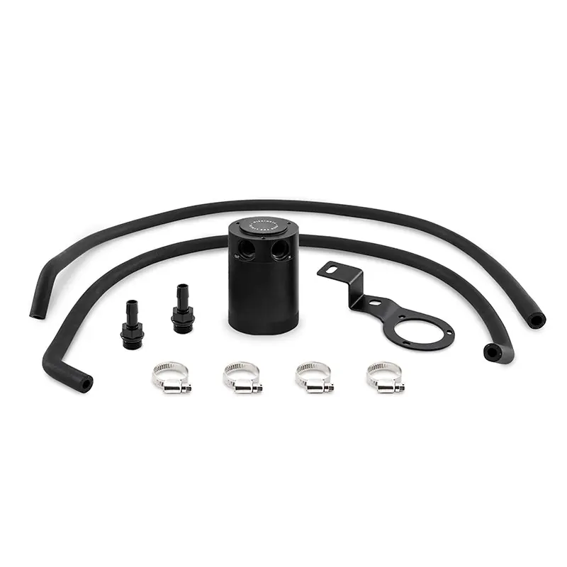 Mishimoto Baffled Oil Catch Can - PCV Side (Multiple Subaru Fitments) (MISMMBCC-WRX-15PBE)