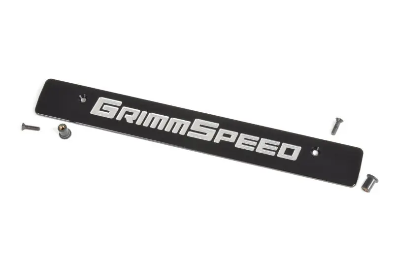 GrimmSpeed License Plate Delete Plate (15+ Subaru WRX/STi) (GRM094067)