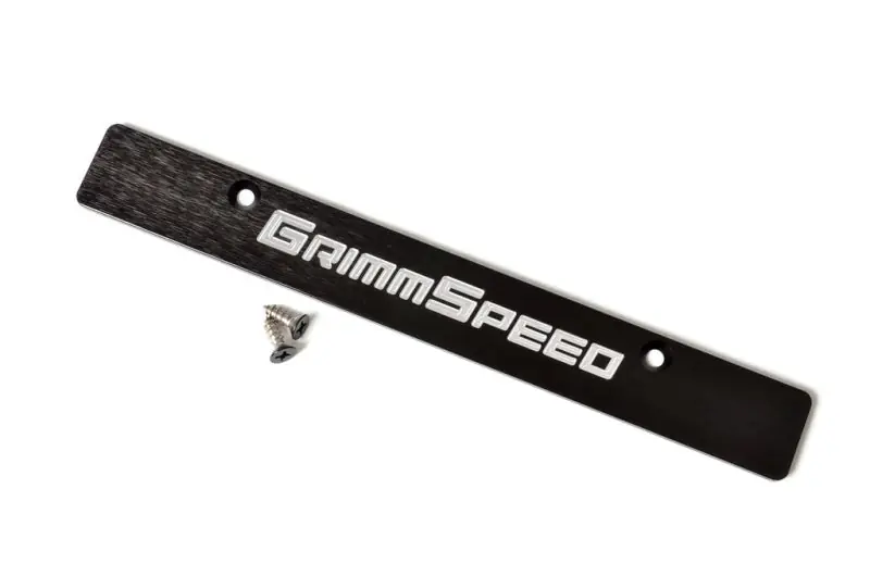 GrimmSpeed License Plate Delete Plate (06-14 Subaru Impreza/WRX/STi) (GRM094079)