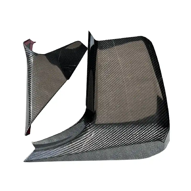 Rexpeed Dry Carbon Fiber Center Console Covers | A90 Toyota Supra