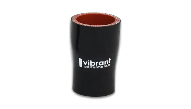 Vibrant 4 Ply Aramid Reducer Coupling 2.5in I.D. x 4in I.D. - Gloss Black (VIB2928)
