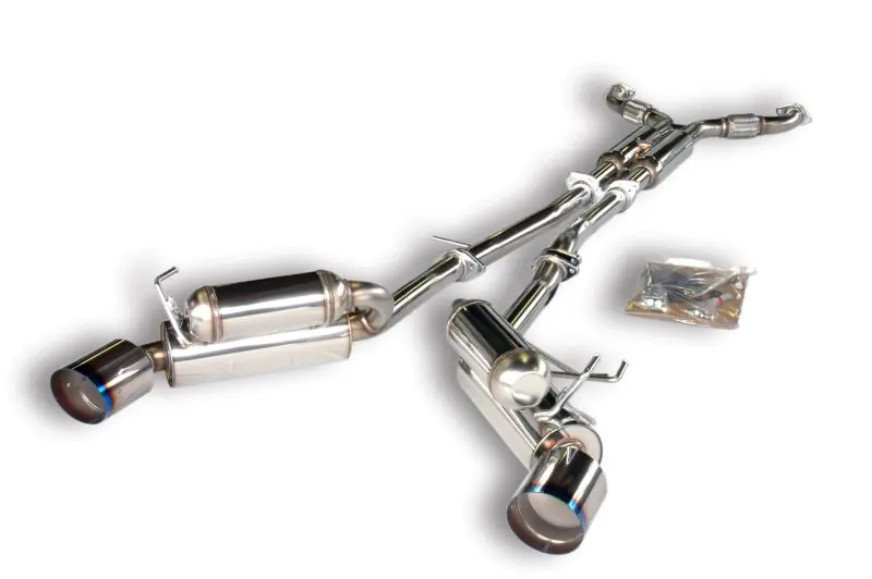 HKS Dual Hi-Power Titanium Tip Catback Exhaust (Nissan 350z) (HKS32009-BN001)