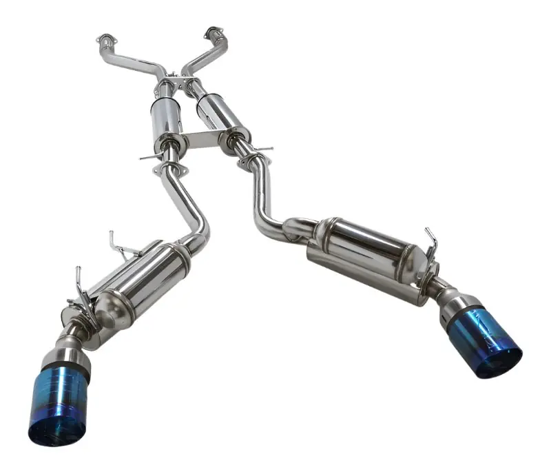HKS Dual Hi-Power Titanium Tip Catback Exhaust VQ37VHR (09+ 370z) (HKS32009-BN004)