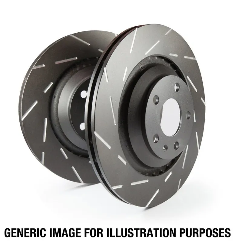 EBC USR Slotted Front Rotors | Mitsubishi Evo X (EBCUSR7642)