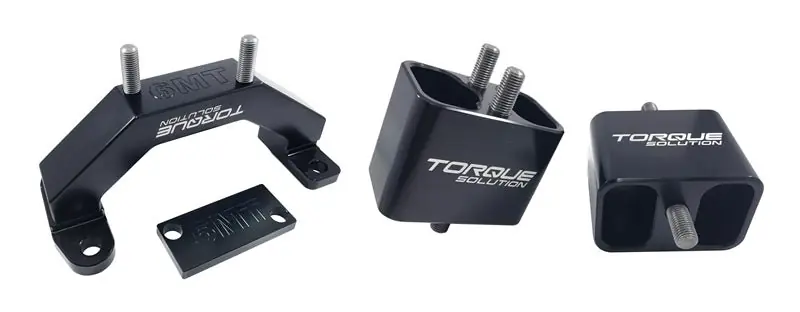 Torque Solution Solid Billet Aluminum Engine & Transmission Mounts (02-14 Subaru WRX / 04-17 STi) (TQSTS-SU-250SB)