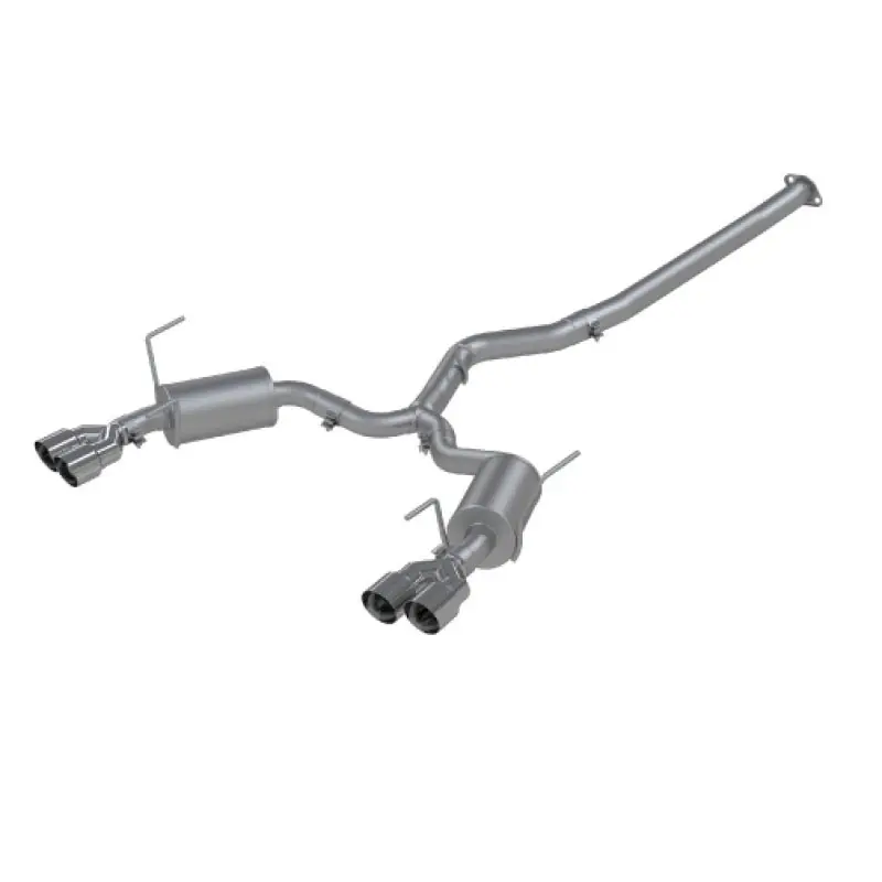 MBRP Street Version 3in Dual Split Rear Exit w/ 3.5in Tips - T304 (15-19 WRX 2.0L/STi 2.5L) (MBRPS4800304)