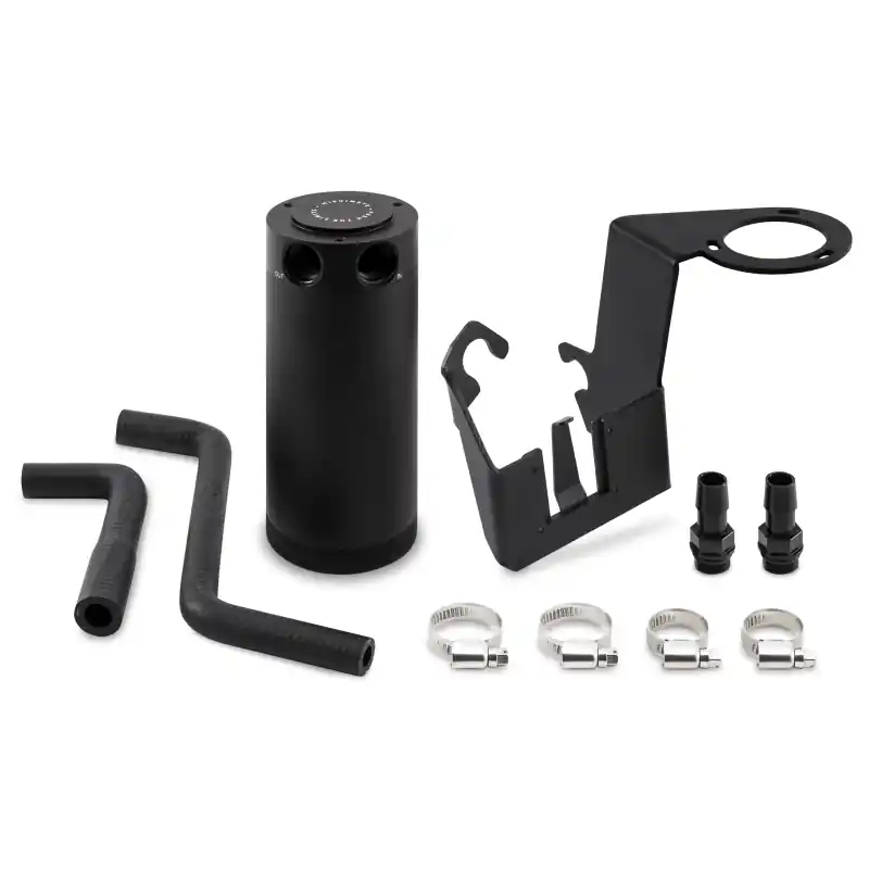 Mishimoto VQ35DE PCV-Side Direct Fit Catch Can Kit (03-06 Nissan 350Z / 04-07 Infiniti G35) (MISMMBCC-350Z-03PBE)