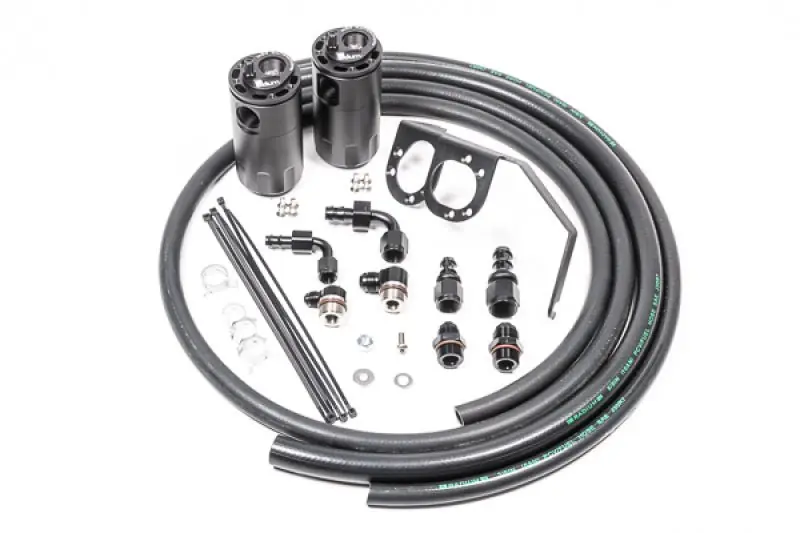 Radium Engineering Dual Catch Can Kit Fluid Lock (2015-2021 Subaru WRX) (RAD20-0256-FL)