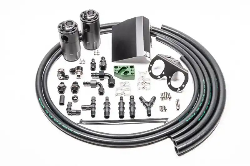 Radium Fluid Lock Turbo Dual Catch Can Kit (02-21 Subaru EJ Turbo) (RAD20-0608-FL)