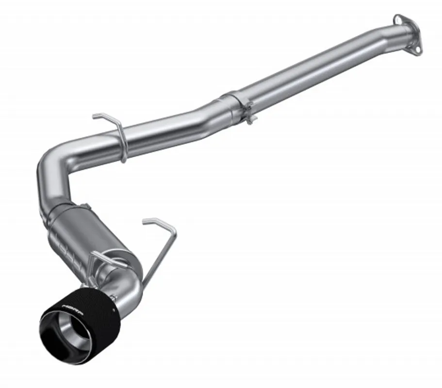 MBRP Stainless Steel 3in Cat-Back-Single Rear Exit w Carbon Tips (BRZ, GR86, FRS) (MBRPS48063CF)