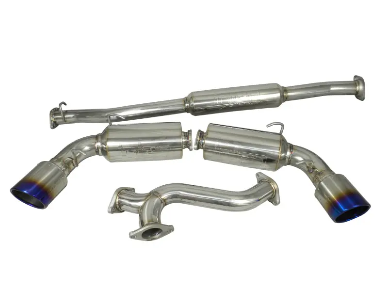 Injen SS CB Exhaust w/ Dual Injen Embossed Muffler (FRS/BRZ/86) (INJSES1230TT)