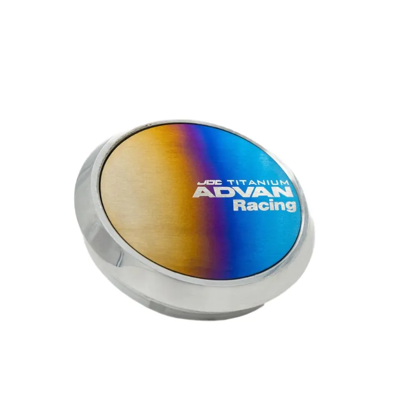 JDC Titanium Advan Racing Wheel Center Cap Plaques