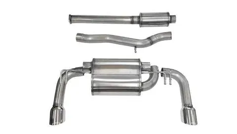 Corsa Polished Sport Dual Rear Cat-Back Exhaust | Mitsubishi Evo X (COR14858)