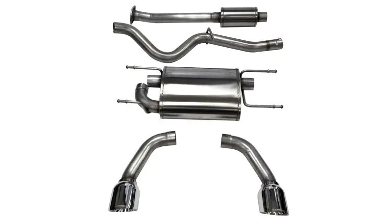 Corsa Polished Sport Cat-Back Exhaust (13-21 FRS/BRZ) (COR14864)