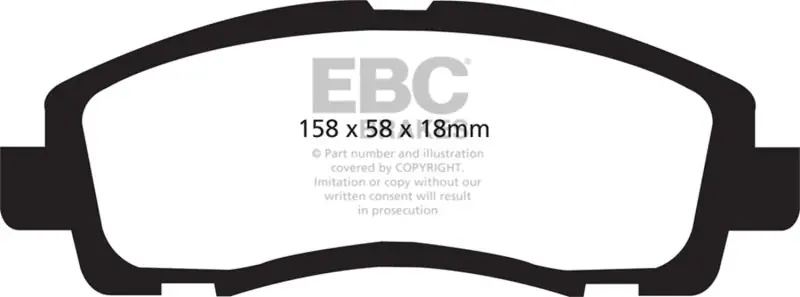 EBC 09-14 Acura TL 3.5 Ultimax2 Front Brake Pads (EBCUD1102)