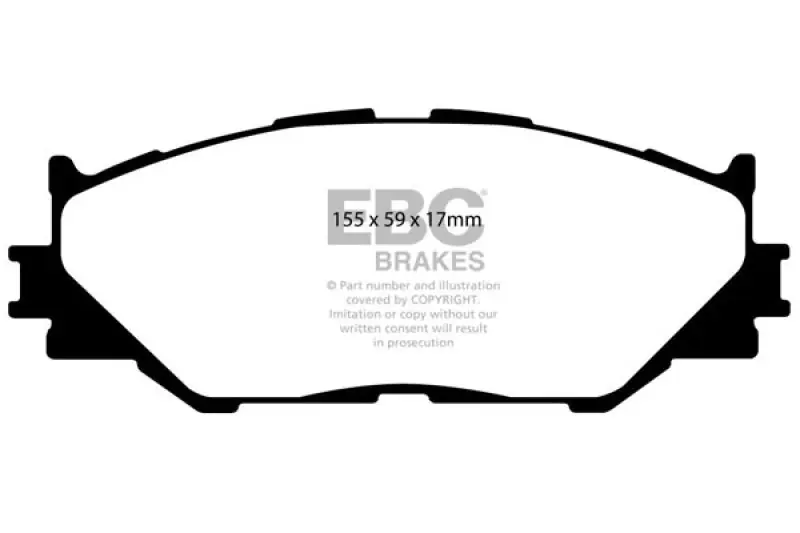 EBC 06-08 Lexus IS250 2.5 Ultimax2 Front Brake Pads (EBCUD1178)