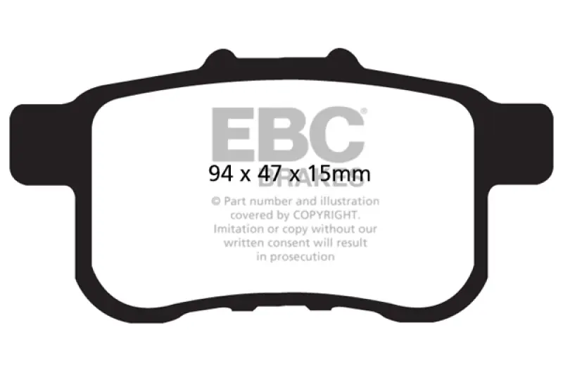 EBC 09-14 Acura TSX 2.4 Ultimax2 Rear Brake Pads (EBCUD1336)