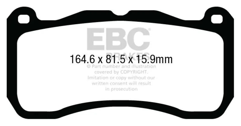 EBC brake Ultimax2 brake Pads (EBCUD1666)