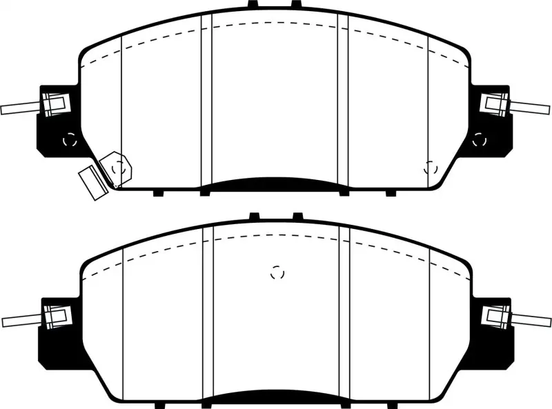 EBC 2016+ Honda Accord LX Sedan 2.4L Ultimax2 Front Brake Pads (EBCUD1860)