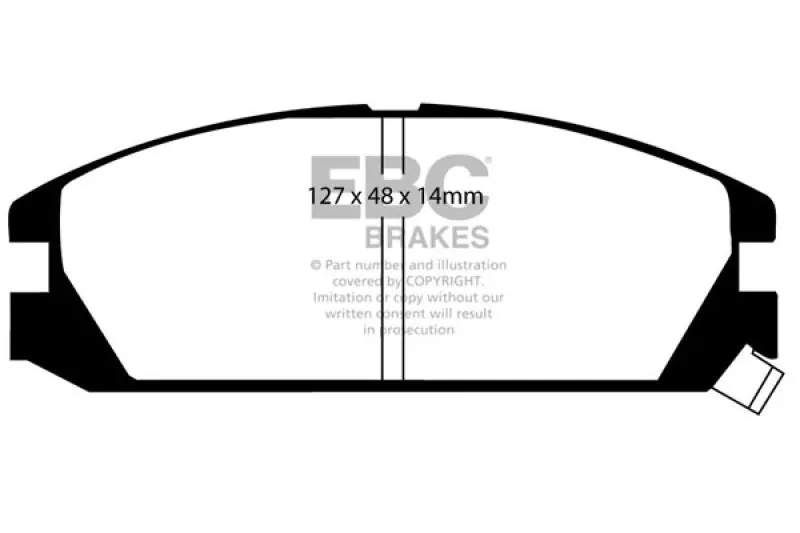 EBC 86-89 Acura Integra 1.6 Ultimax2 Front Brake Pads (EBCUD334)