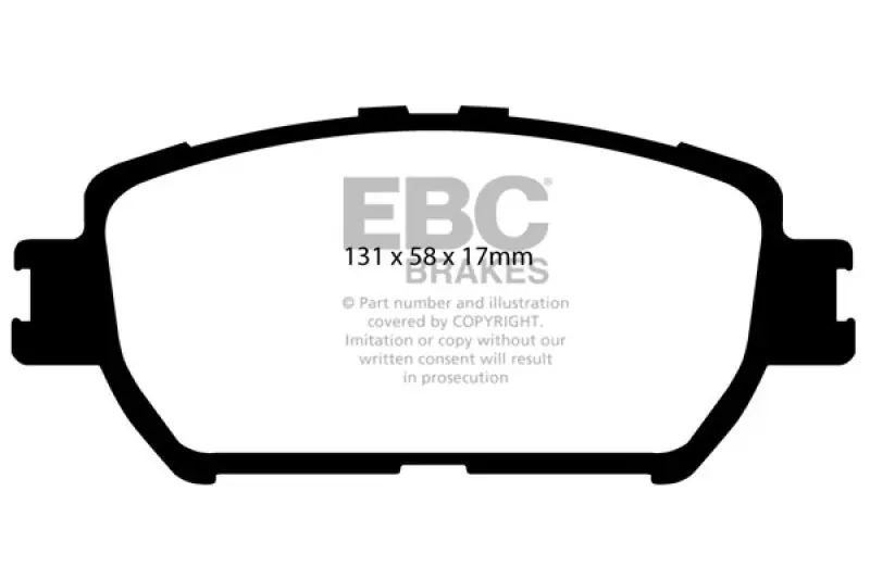 EBC 06-07 Lexus GS300 3.0 Ultimax2 Front Brake Pads (EBCUD908)