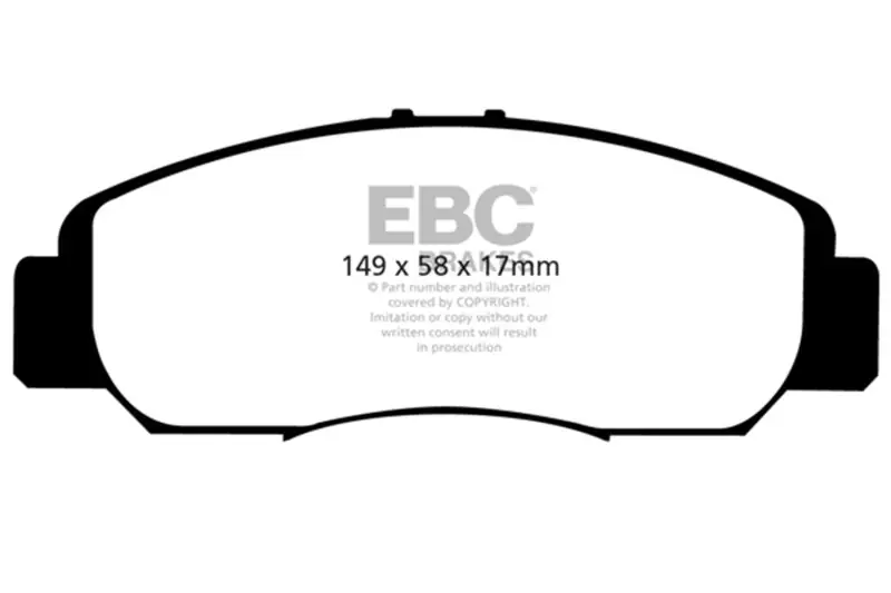EBC 06-11 Acura CSX (Canada) 2.0 Ultimax2 Front Brake Pads (EBCUD959)