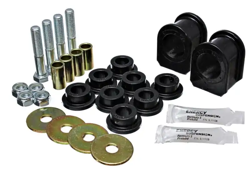 Energy Suspension 05-07 Ford Mustang Black Rear Sway Bar Frame Bushings (Must Reuse All Metal Parts) (ENG4.5191G)