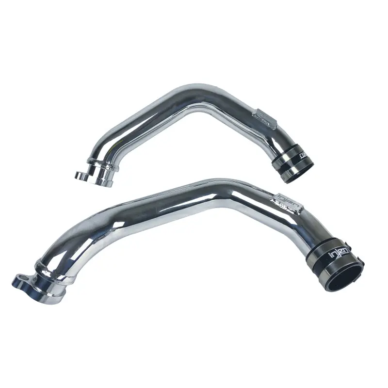 Injen 15-16 BMW M3 (F80) L6 Twin Turbo Polished Intercooler Charge Pipe w/ 1/8in Female NPT Bungs (INJSES1116ICP)