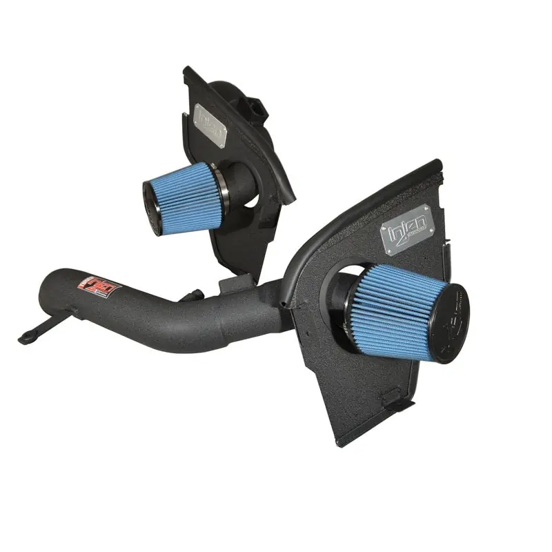 Injen 2015 M3/M4 3.0L Twin Turbo Wrinkle Black Short Ram 2pc. Intake System w/ MR Technology (INJSP1116WB)