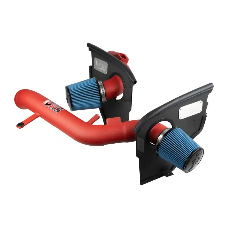 Injen 2015 M3/M4 3.0L Twin Turbo Wrinkle Red Short Ram 2pc. Intake System w/ MR Technology (INJSP1116WR)