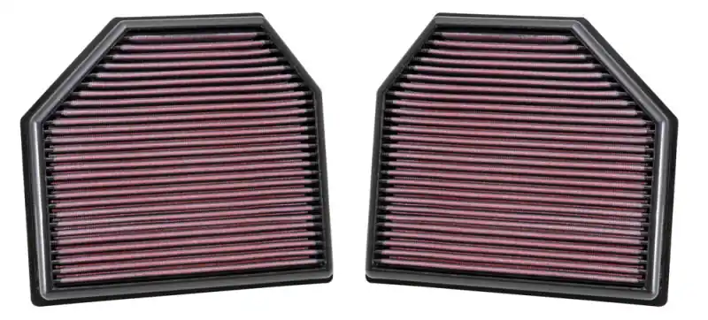 K&N Replacement Air Filter for 11-14 BMW M5/M6 4.4L V8 / 2015 M4/M3 3.0L I6 (2 per box) (KNN33-2488)