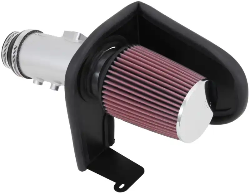 K&N 13-14 Honda Accord 3.5L V6 69 Series Typhoon Air Intake System - Silver Cold Air Intake Kit (KNN69-1212TS)