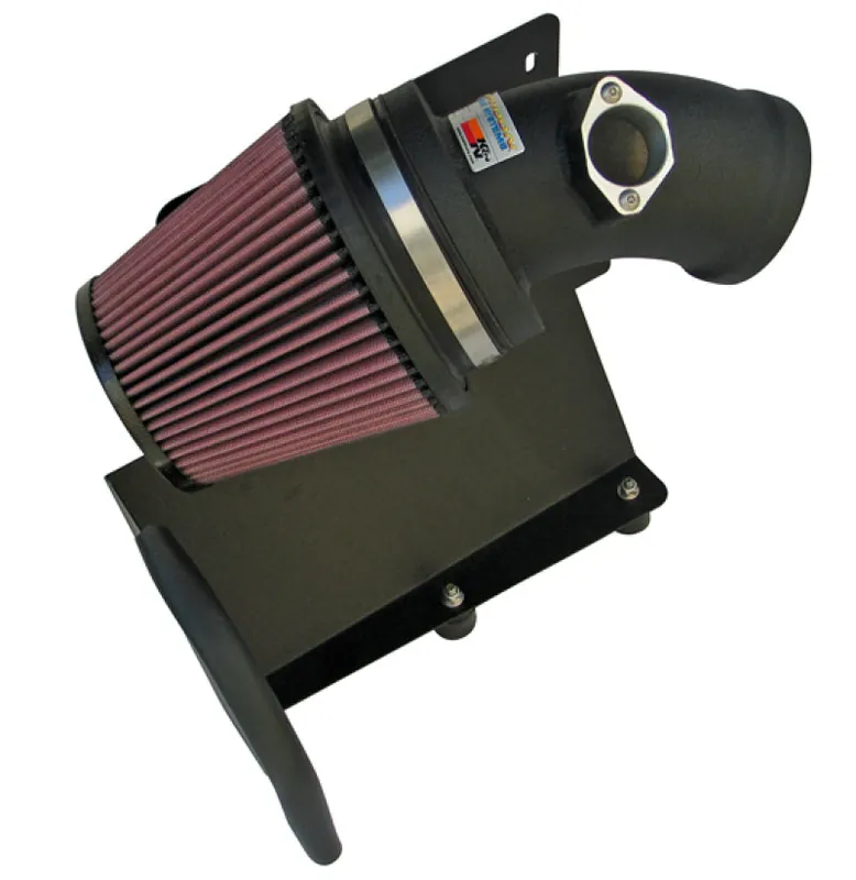 K&N 01-05 BMW M3 E46 Wrinkle Black Typhoon Short Ram Intake (KNN69-2001TWK)