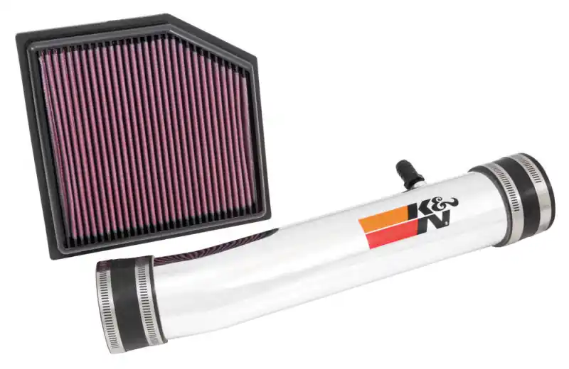 K&N 69 Series Performance Typhoon Intake Kit - Polished for 13-14 Lexus GS350 3.5L V6 (KNN69-8704TP)