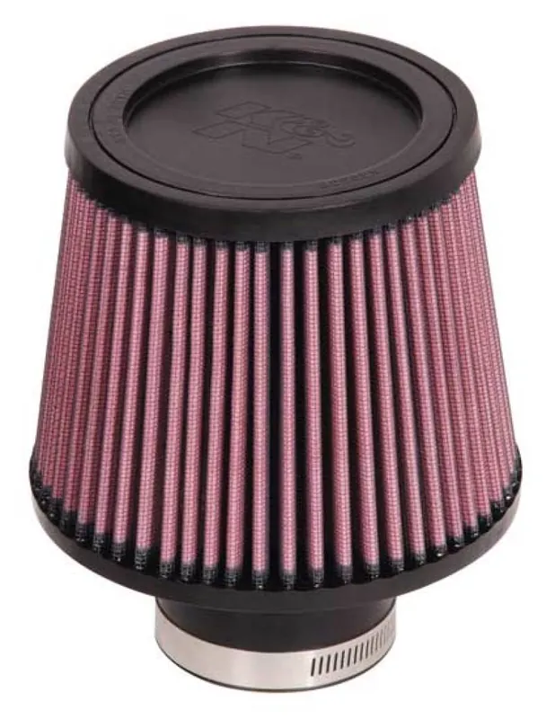 K&N Universal Rubber Filter-Round Tapered 2.5in Flange ID x 6in Base OD x 5in Top OD x 5in Height (KNNRU-5174)