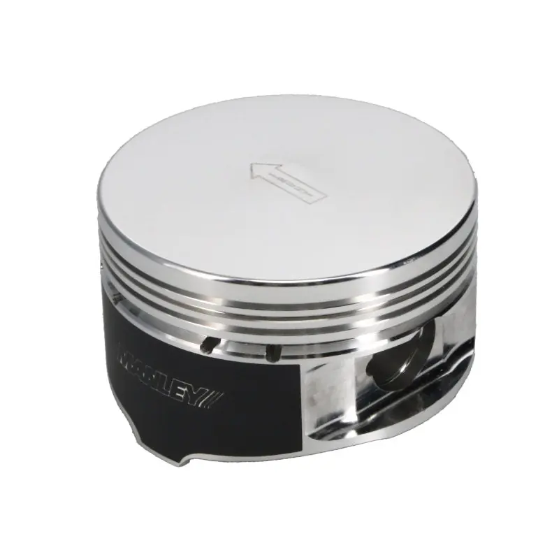 Manley Ford 4.6L/5.4L (3Valve) Flat Top Forged Aluminum 3.572in Bore 0cc Dome Piston Set (MAN594020C-8)