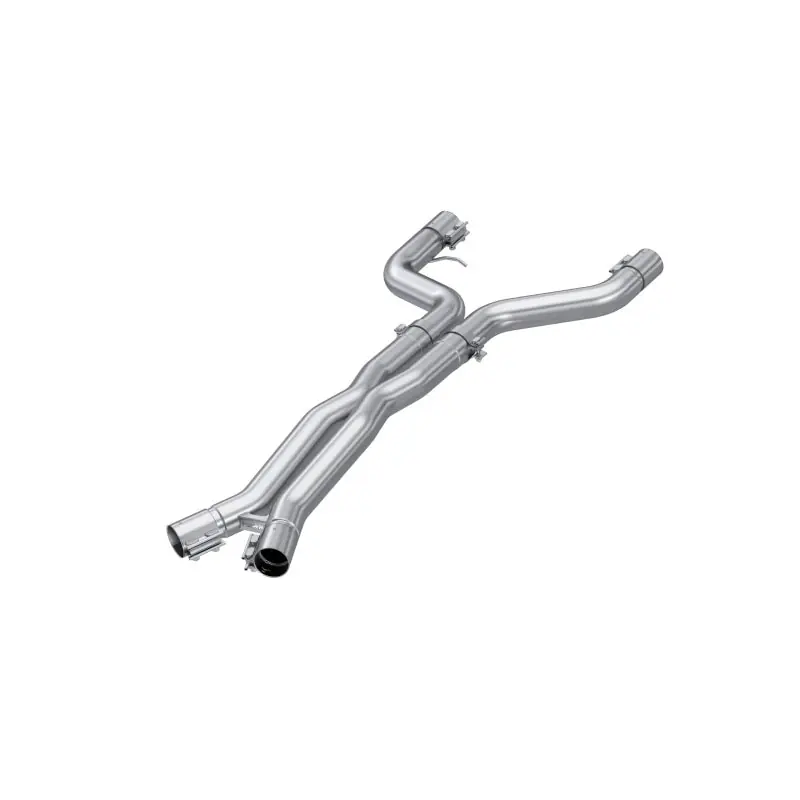 MBRP 21-23 BMW M4 G82 / M3 G80 3.0L T304 Stainless Steel 3in Resonator Bypass X-Pipe (MBRPS4501304)